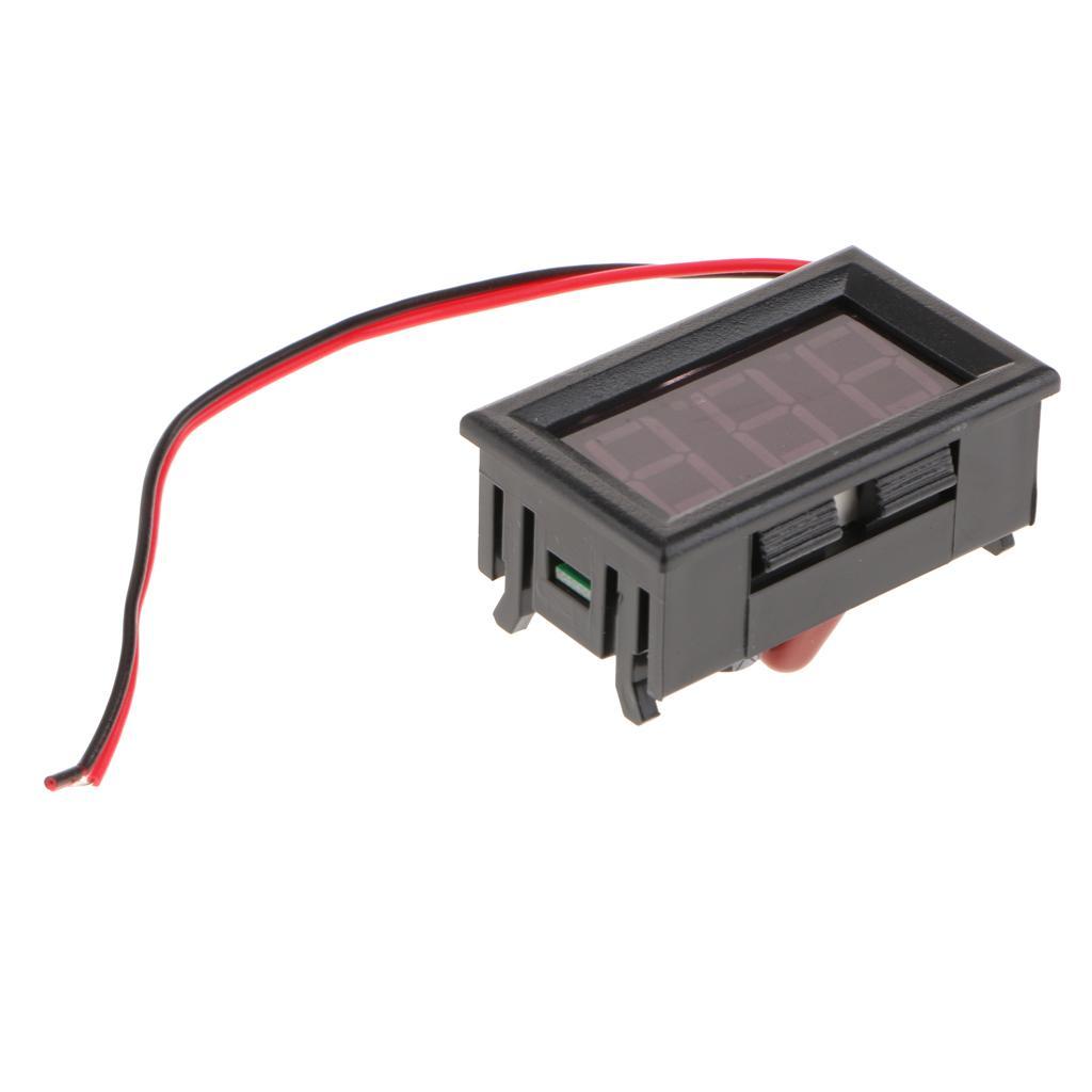 0.56" Digital Volt Meter Voltmeter Panel 2 Wire AC70-500V Reverse Protection