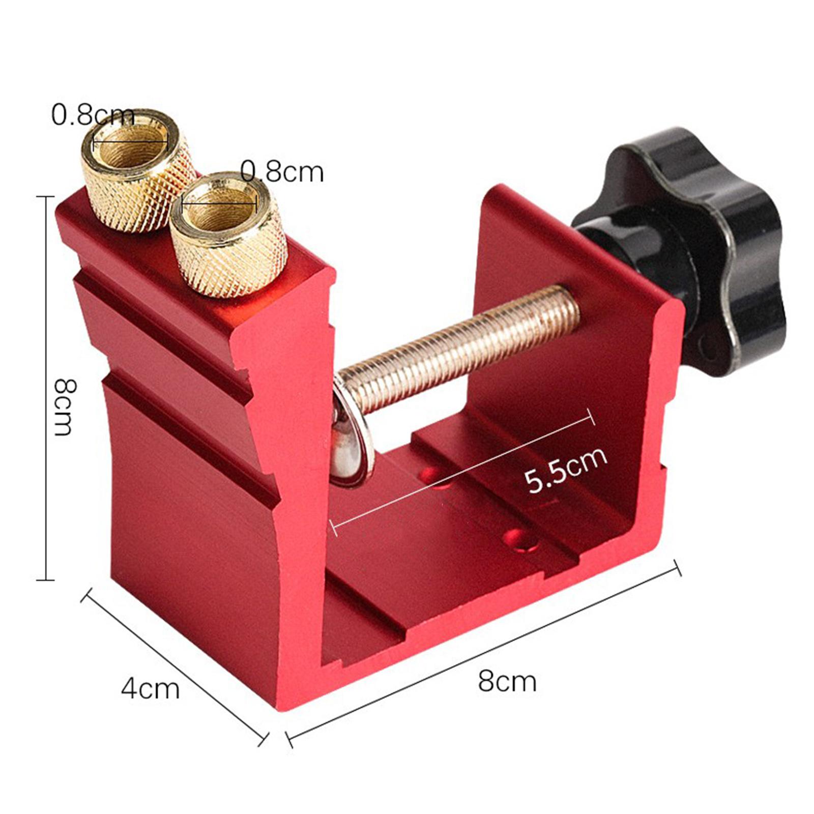 Portable Woodworking Oblique Hole Locator Tools Hole Jig Kit Drill Guide Set DIY Hole Digging Hole Opener Drill Locator Drill Bits Carpentry Tools