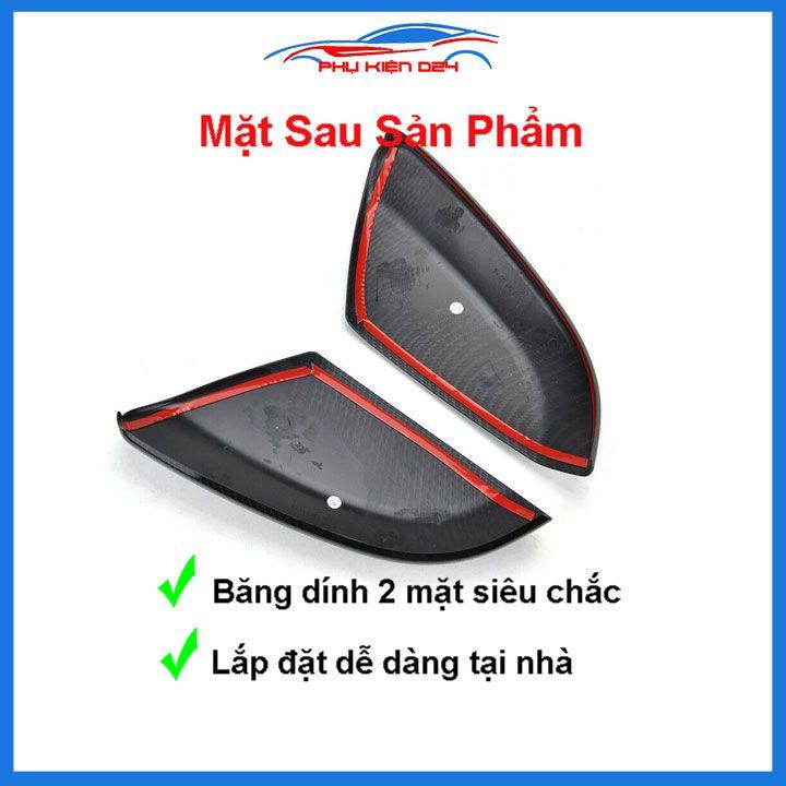 Ốp gương Civic 2016-2017-2018-2019-2020-2021 vân Cacbon bảo vệ chống trầy trang trí làm đẹp xe