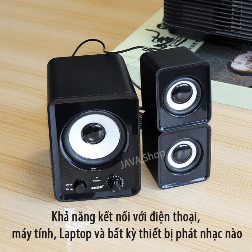 Bộ 3 Loa Vi Tính PC Cao Cấp 2.1 - Loa vi tính Âm Bass Echo Hay - Nhỏ Gọn (MSP VT125)