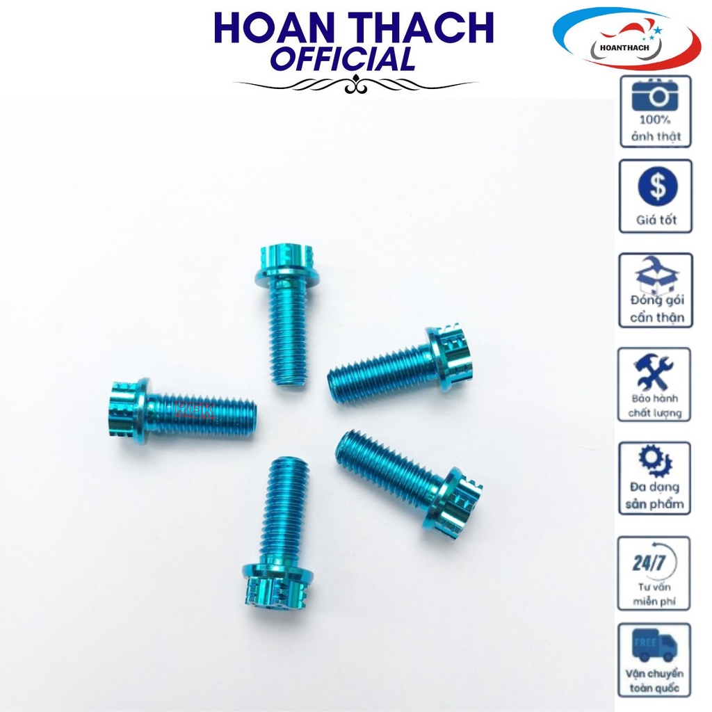 Ốc 8L15 Titan Lục Bảo Đầu Salaya dùng cho nhiều dòng xe SP017507(giá bán 1 con)