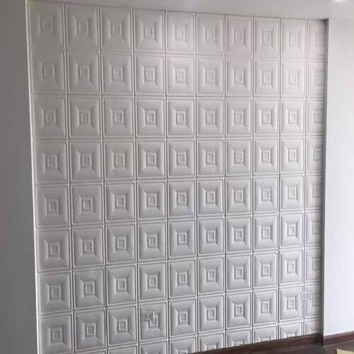 Bộ 10 Tấm Xốp Dán Tường Da Ô Vuông, Da P3