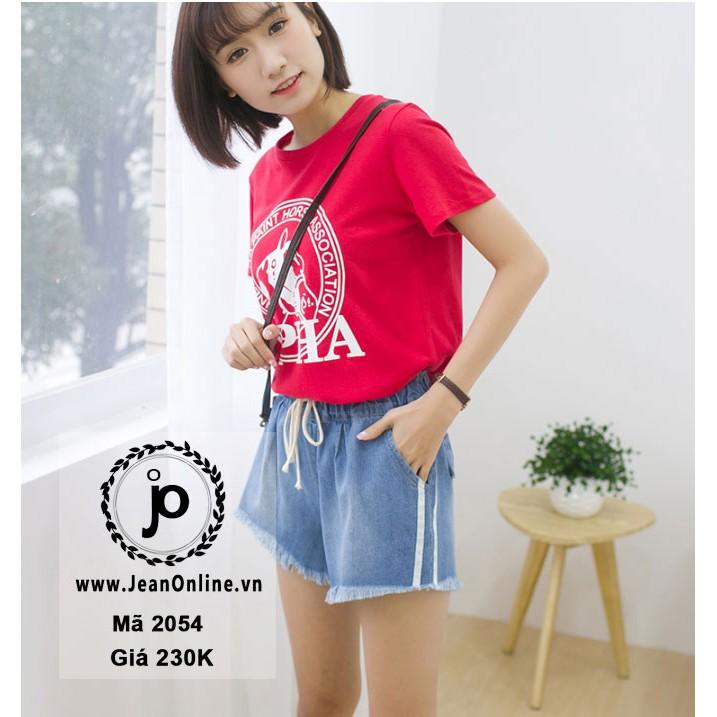 Bigsize Nữ - Short Jean Lưng Thun