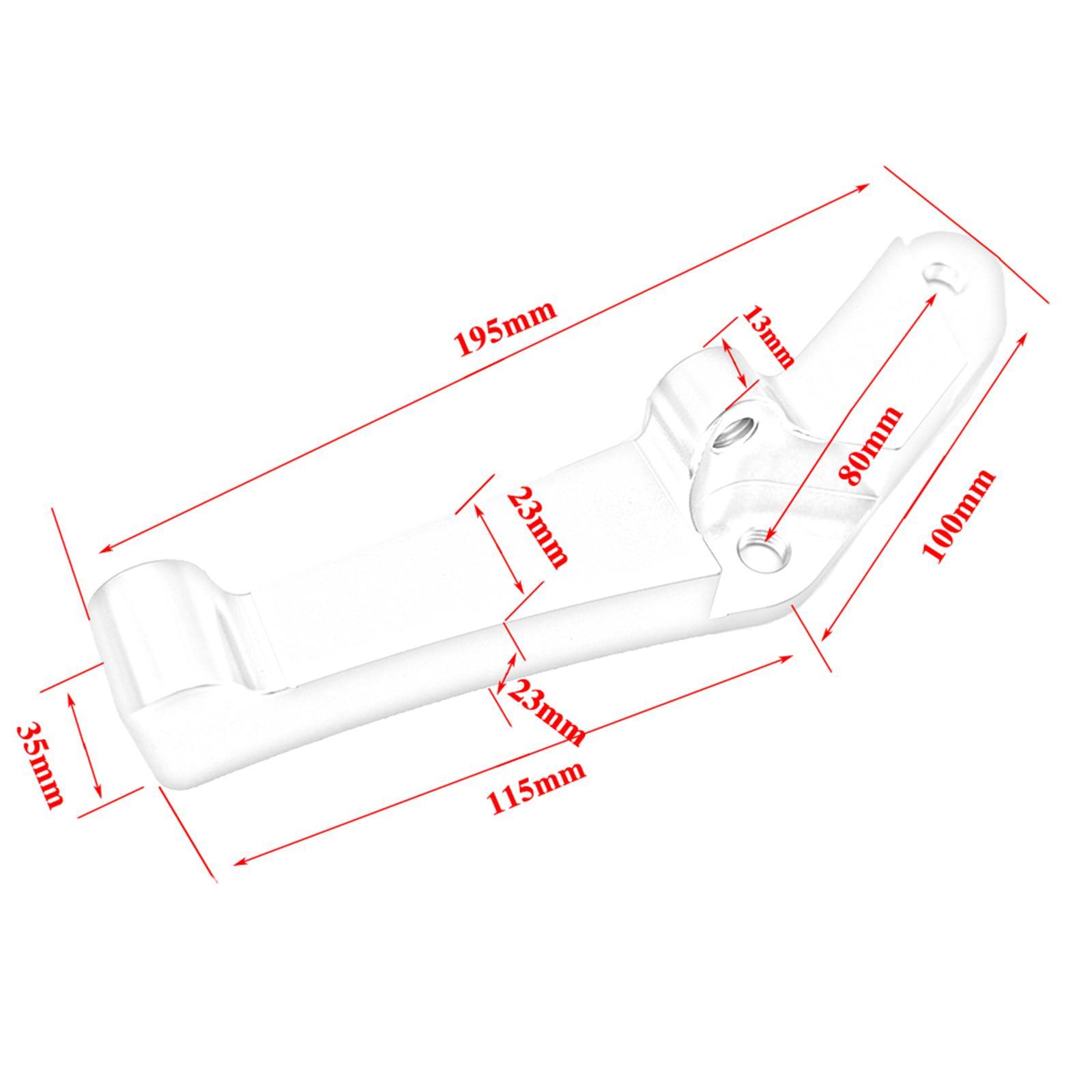 Brake Caliper Adapter Bracket Durable Fit for x Motorcycle Black
