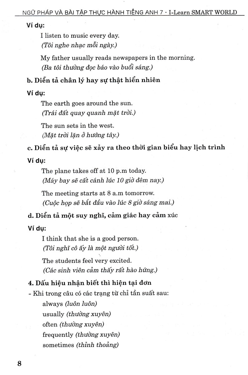 Ngữ Pháp Và Bài Tập Thực Hành Tiếng Anh 7 (Bám Sát SGK Cánh Diều I-Learn Smart World) _HA