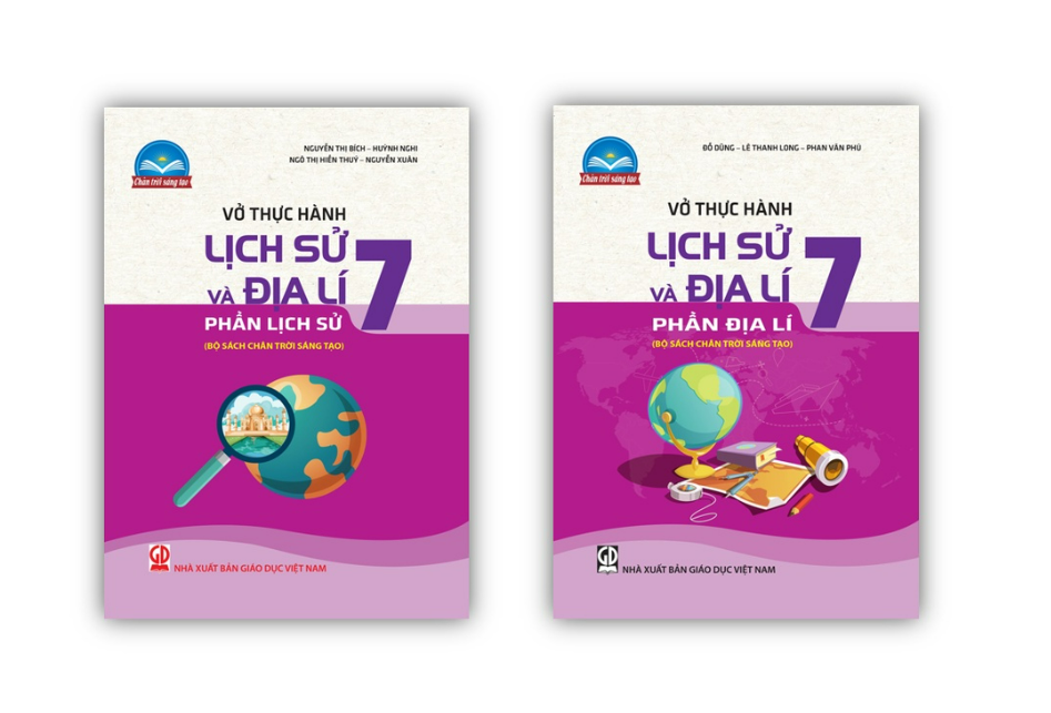 Sách - Combo 2 cuốn Vở thực hành Lịch sử và Địa lí 7