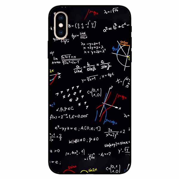 Ốp lưng in cho Iphone X/ Xs Mẫu Toán Học 2