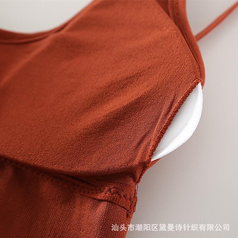 Bra Tăm Gân Khoét Hở Lưng Chữ U loại 1 không gọng kèm đệm mút QUINN BRA AB367 - Áo Lót croptop hot trend cao cấp hai dây