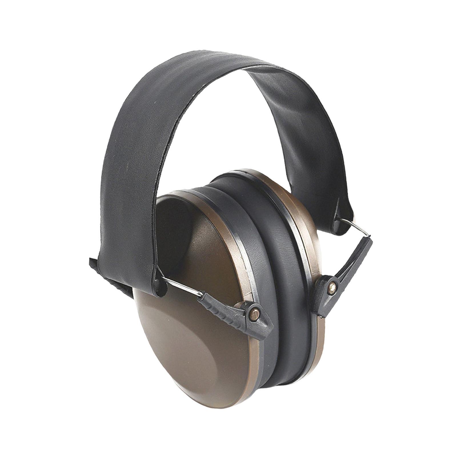 Ear Protection Ear Muffs, Noise Cancelling, Folding Padded Head Band, Lightweight Ear Defenders for Airplane Construction Men Women