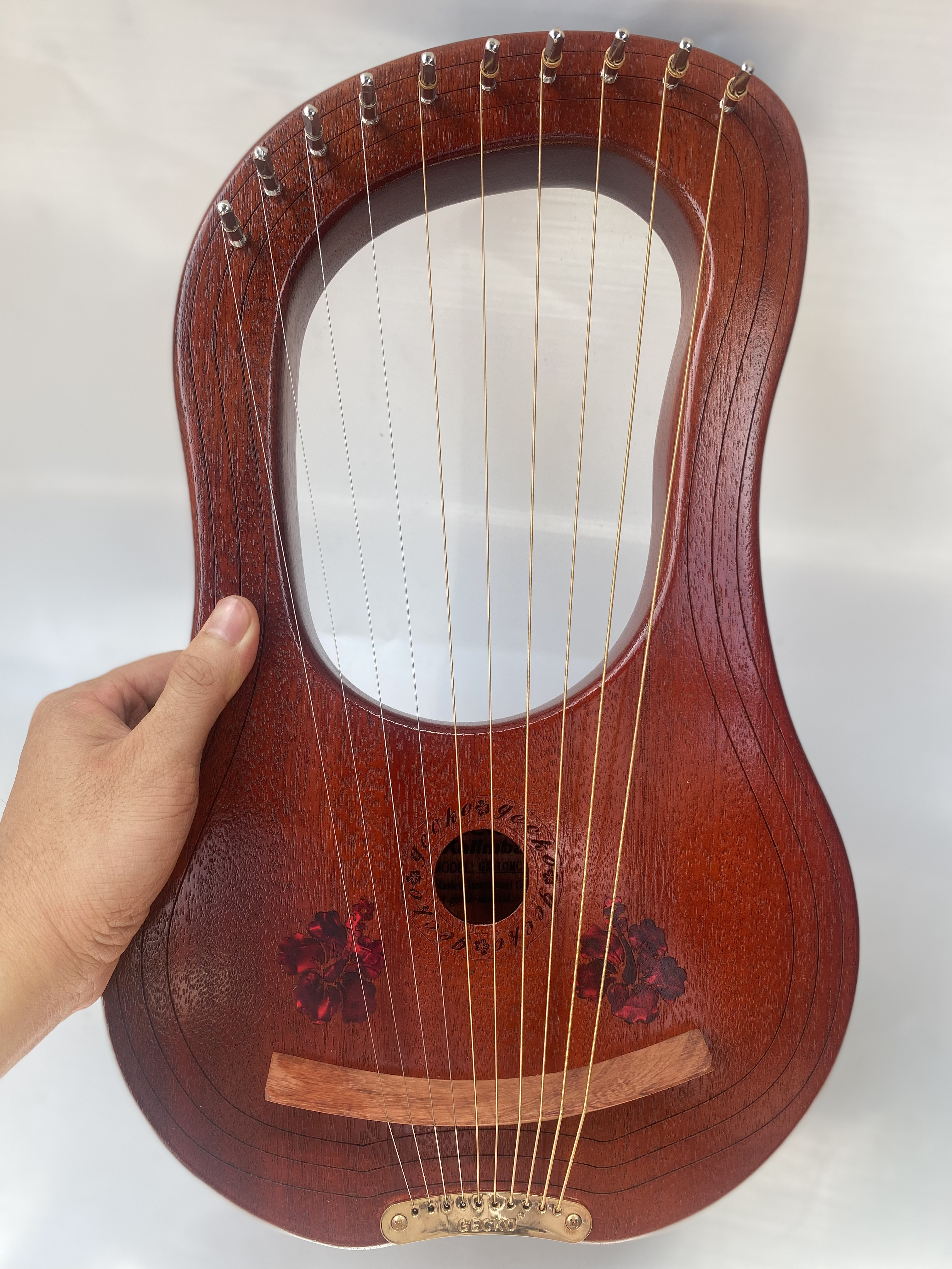 Đàn Hạc Lyre Harp Gecko 10 Dây GK10M