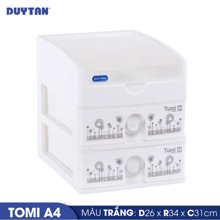 Tủ nhựa Duy Tân Tomi A4 3 ngăn  - 32208 - Giao màu ngẫu nhiên - Hàng chính hãng
