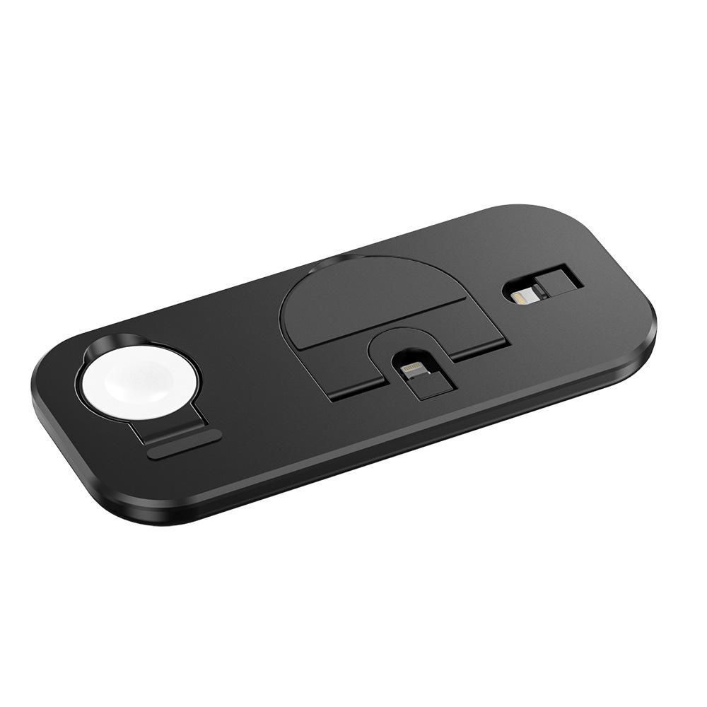 Bộ sạc không dây ba trong một kiểu mới nhất phù hợp với điện thoại di động Apple, đồng hồ, tai nghe, phích cắm sạc, nguồn ghế sạc