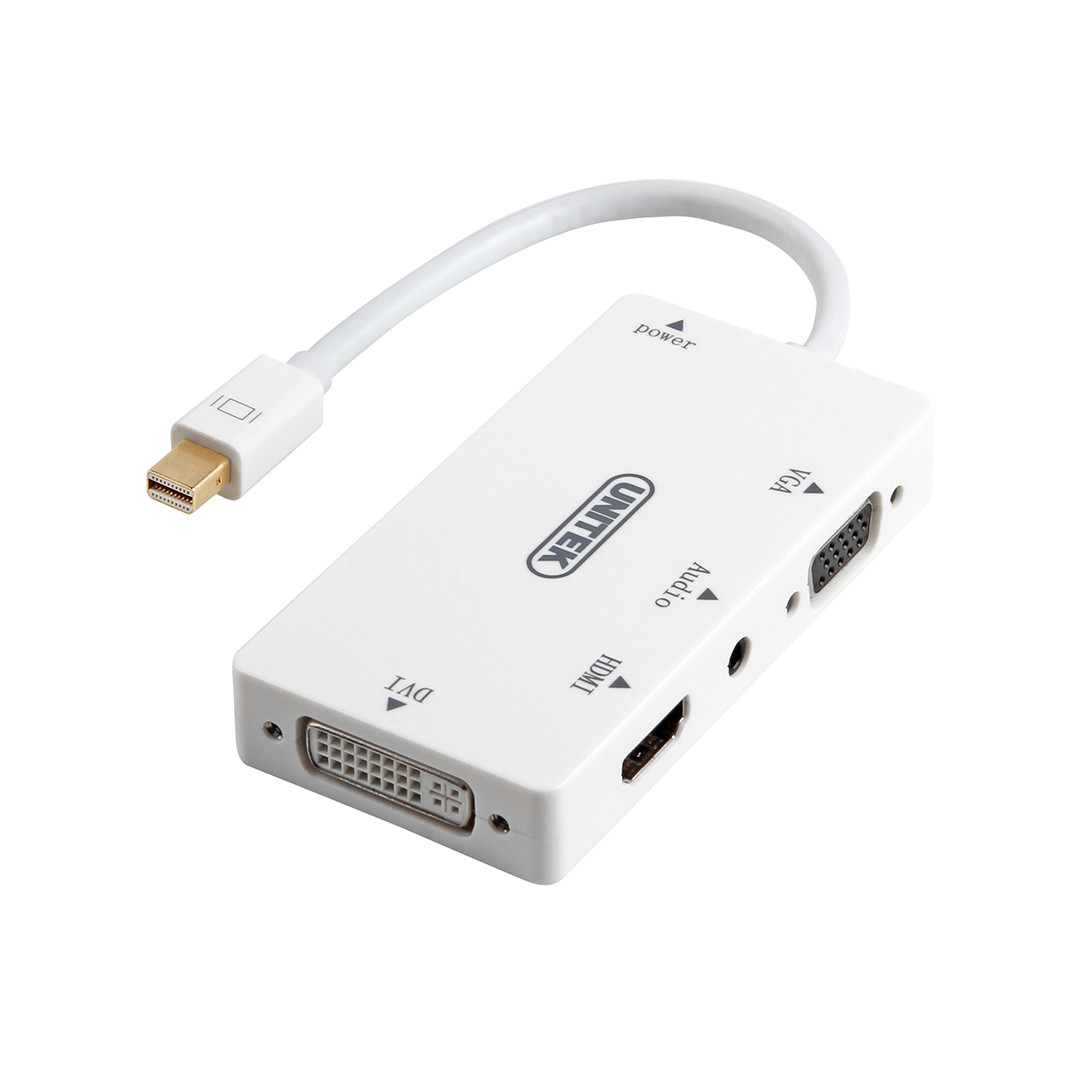 Cáp MiniDisplayport To HDMI / DVI / VGA / Audio  Unitek (Y-6354)  - HÀNG CHÍNH HÃNG