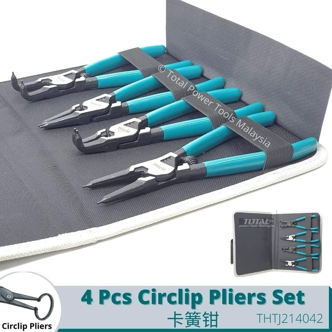 BỘ 4 KÌM MỞ PHE 125MM TOTAL THTJ214041 - HÀNG CHÍNH HÃNG