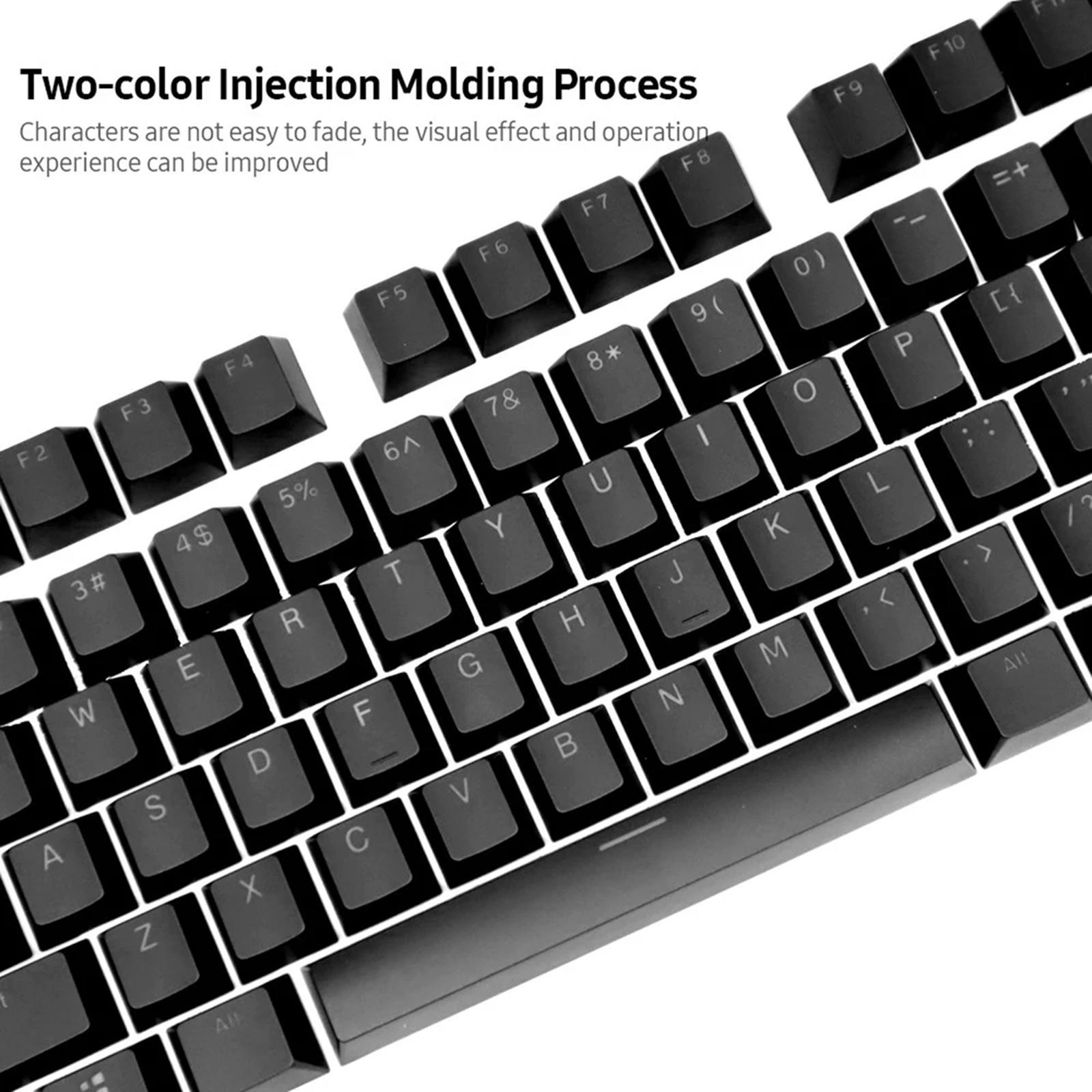 DIY PBT 104 Keys  for 61 64 72 98 Gaming Mechanical Keyboard