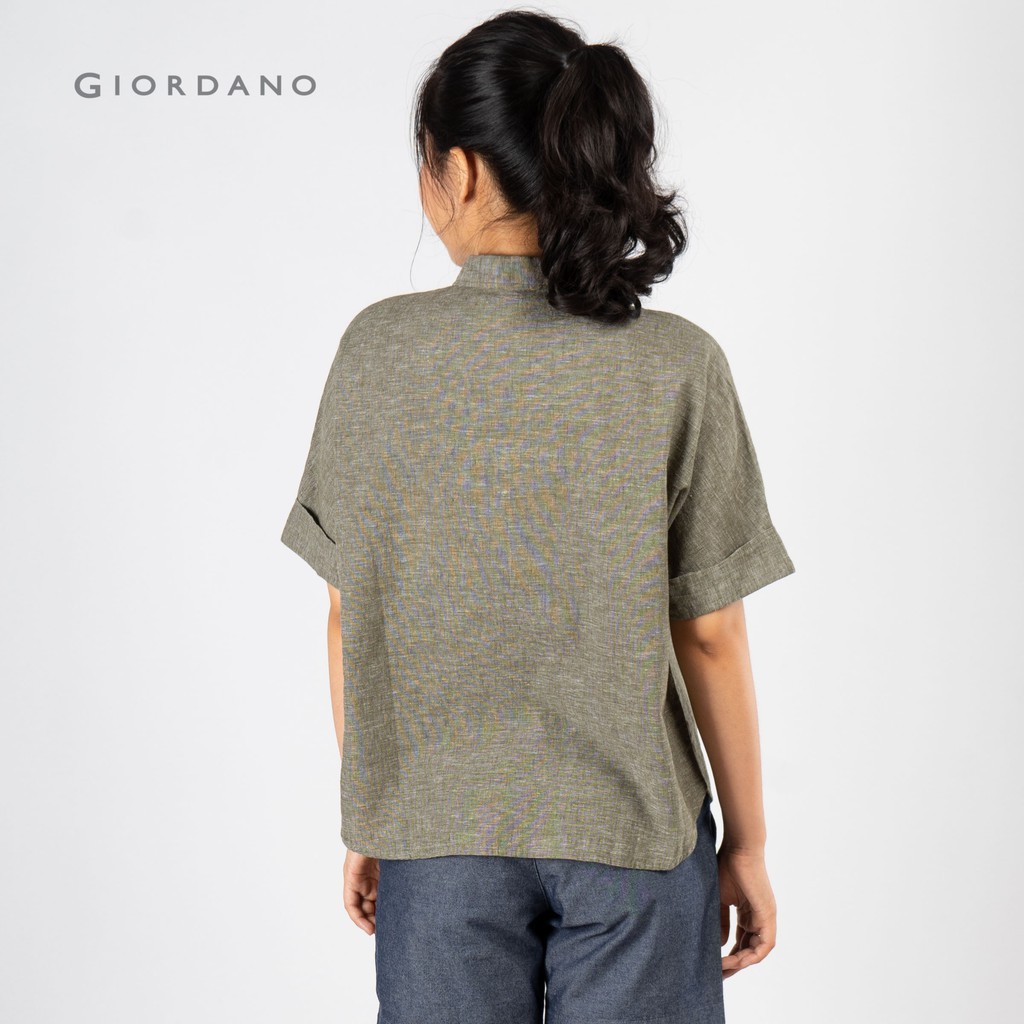 Áo Sơ Mi Nữ Linen Giordano 05340007