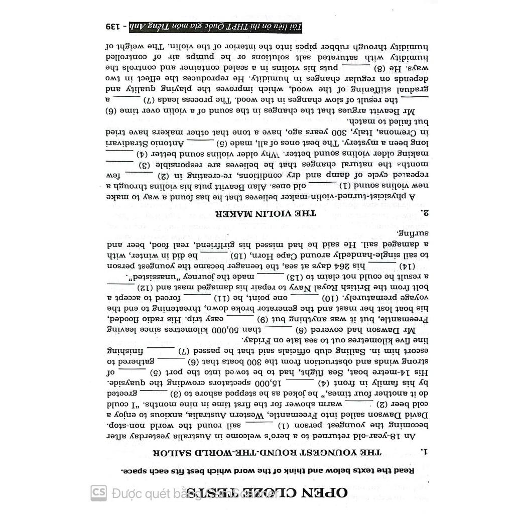 Sách-Tài Liệu Ôn Thi Trung Học Phổ Thông Môn Tiếng Anh (Vĩnh Bá) (HA)
