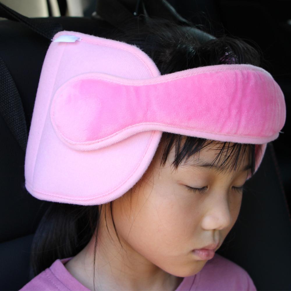 Xe Ô Tô Trẻ Em An Toàn Bảo Vệ Giấc Ngủ Bao Da Cho Bé Giấc Ngủ Ngon Đầu Cố Định Dây Chống Thả Dây Đai Bảo Vệ Cổ Tử Cung Đầu