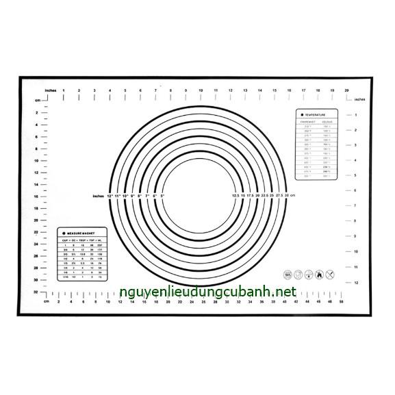 TẤM SILICON NHỒI BỘT BẠCH KIM CHỐNG DÍNH