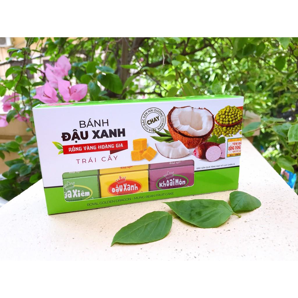 BÁNH ĐẬU XANH TRÁI CÂY - đậu xanh kết hợp 3 vị trái cây - CHÍNH HÃNG