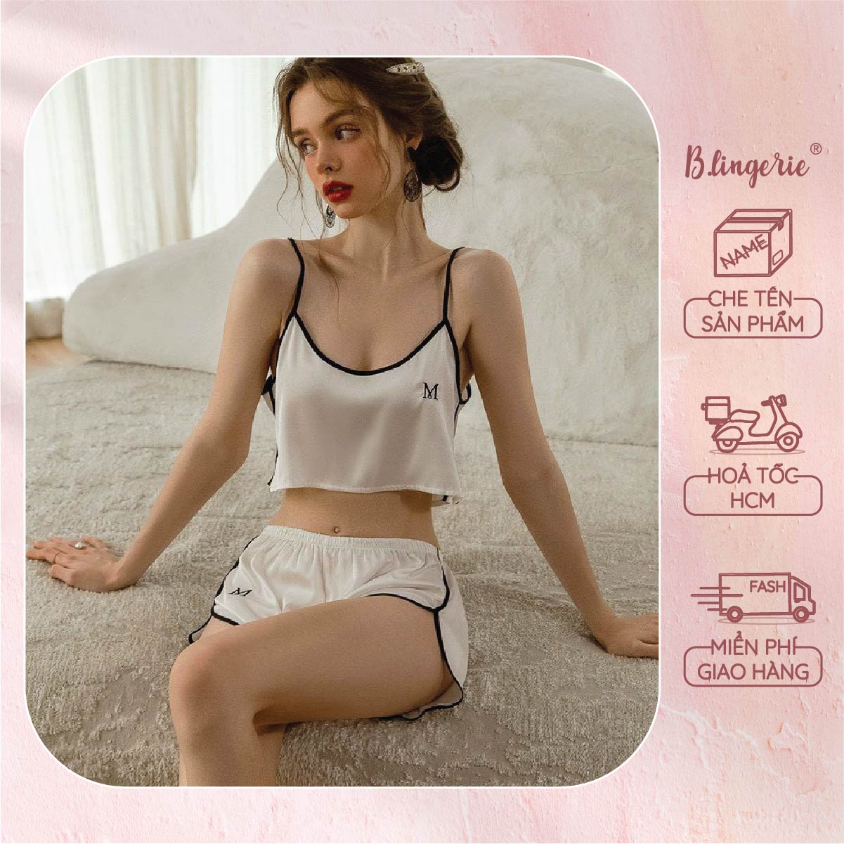 Bộ Đồ Ngủ Đơn Giản Năng Động - B.Lingerie