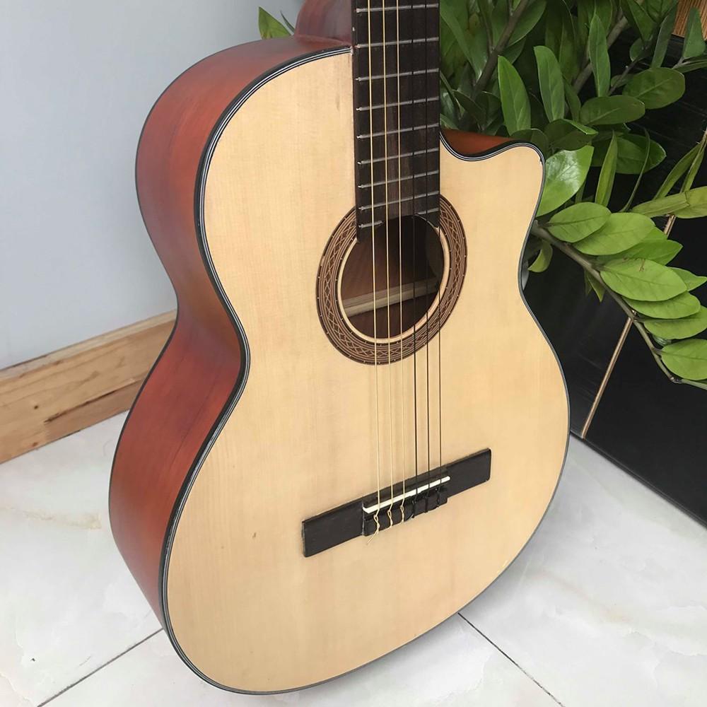 ĐÀN GUITAR GỖ HỒNG ĐÀO LOẠI DÂY NILONG