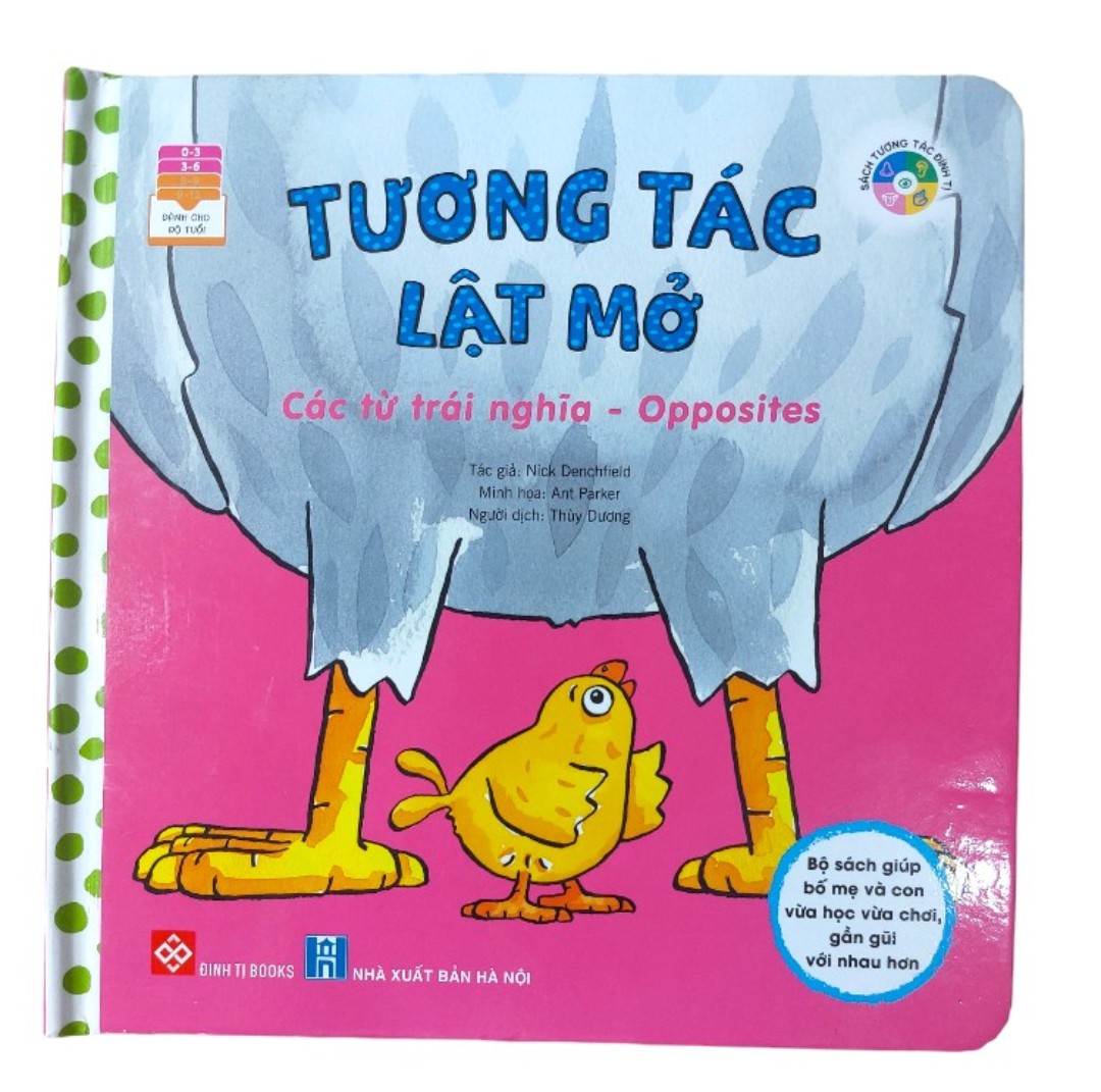 Tương tác lật mở - Các từ trái nghĩa - Opposites