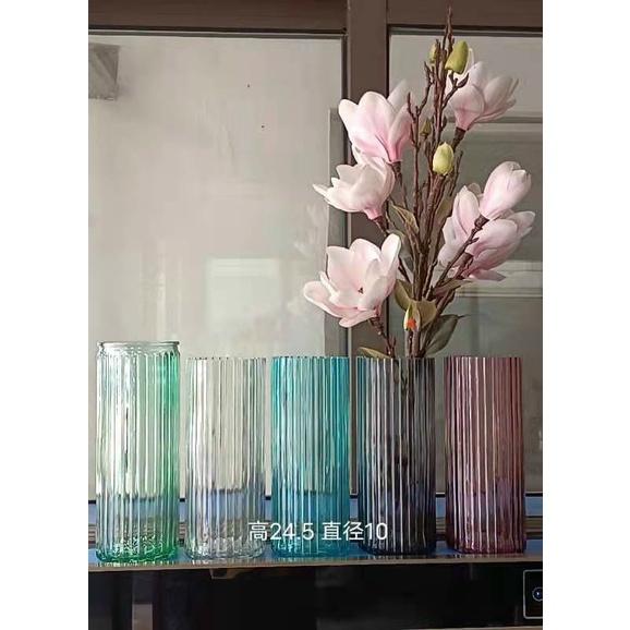 Bình hoa thủy tinh - bình thủy tinh màu trang trí