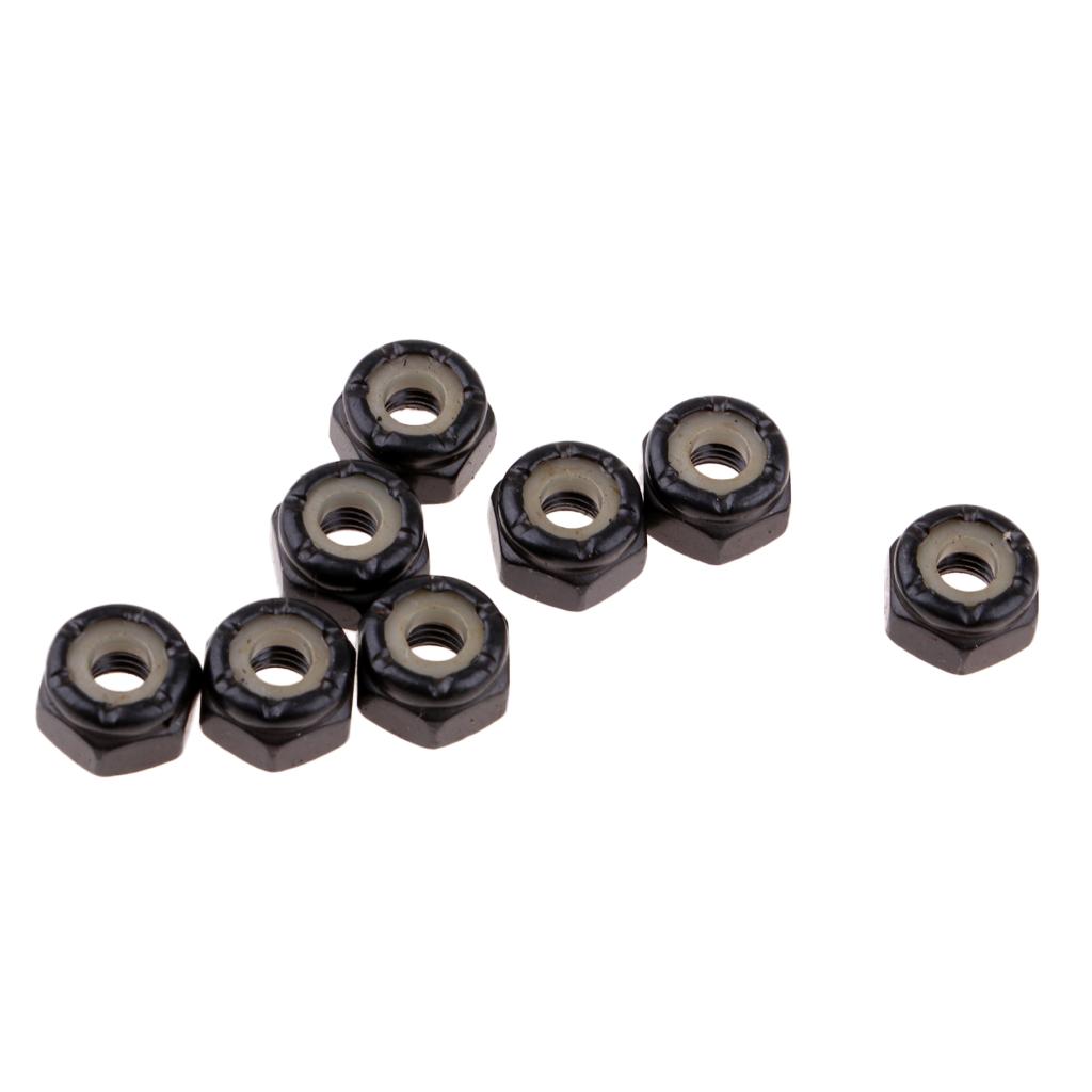 2x8 Pieces Skateboard Longboard Mounting Bolts Screws Nuts Hardware Set 35mm