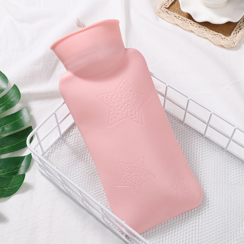 Túi chườm giữ nhiệt nóng lạnh vải nhung mềm mịn 600ml