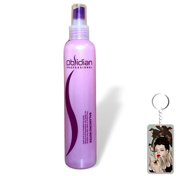 Xịt dưỡng tóc siêu mềm mượt Obsidian Professional Balancing Water Hàn Quốc 250ml (Mẫu mới) Tặng kèm móc khoá