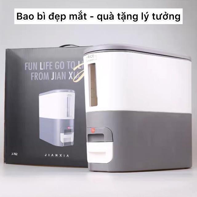 Thùng đựng gạo thông minh, thùng gạo mini phong cách hiện đại