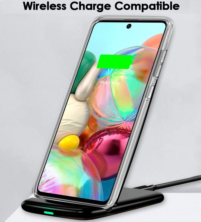 Ốp lưng silicon dẻo trong suốt mỏng 0.6mm cho Samsung Galaxy A51 hiệu Ultra Thin độ trong tuyệt đối chống trầy xước - Hàng nhập khẩu