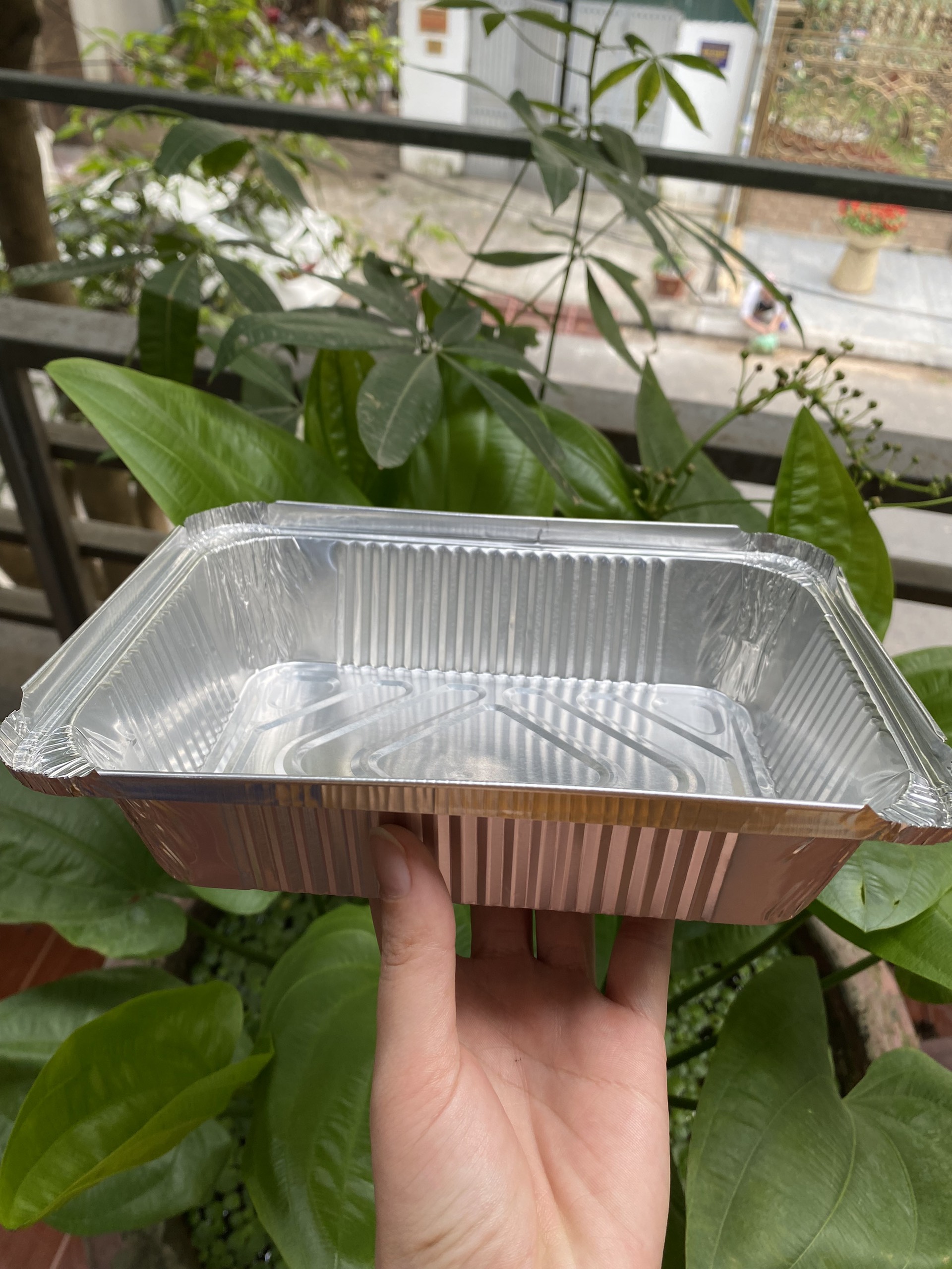 Set 20 Khay hộp nhôm đựng thực phẩm kèm nắp tráng nhôm HM-CN220