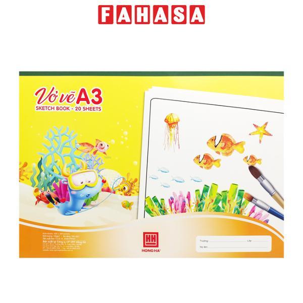 Vở Vẽ A3 Hồng Hà 4942 (20 Tờ) - Mẫu 2
