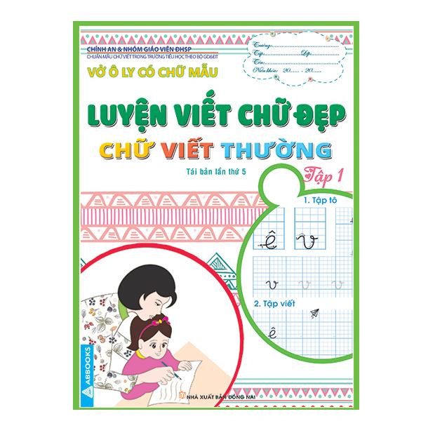 Vở Ô Ly Có Chữ Mẫu - Luyện Viết Chữ Đẹp - Combo 6 cuốn