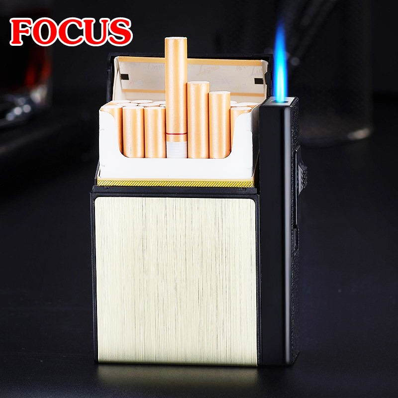 Hộp quẹt bật lửa khè - hộp thuốc focus 2in1 - có thể tháo rời -