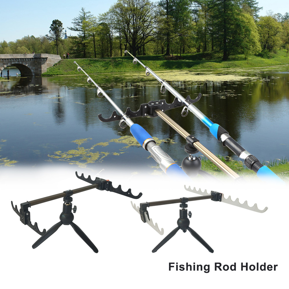 Chân đế/ giá đỡ cần câu cá bằng hợp kim nhôm, có phát sáng