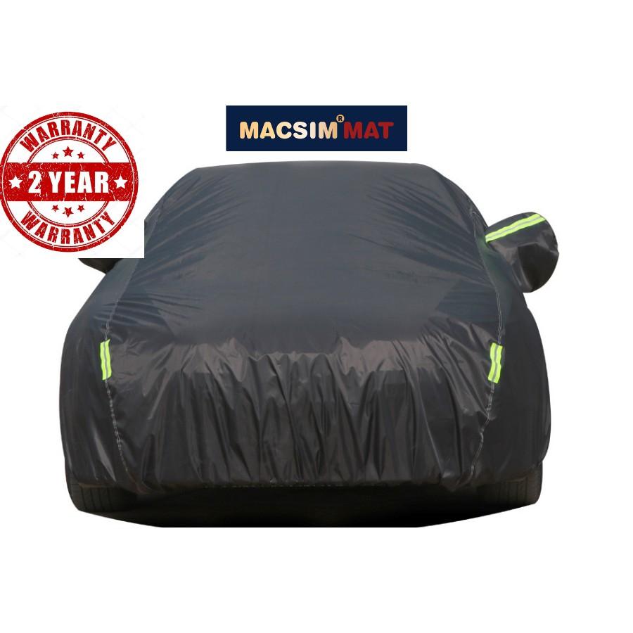 Bạt phủ cao cấp ô tô Toyota Camry thương hiệu Macsim sử dụng trong nhà và ngoài trời chất liệu Polyester - màu đen và mà