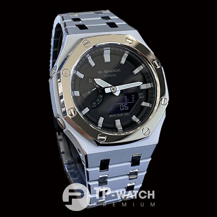 Đồng Hồ Nam Casio G-SHOCK GA-2100-1A AP CUSTOM LAYER SILVER ROYAL OAK