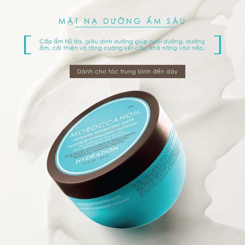 Dầu hấp mặt nạ dưỡng ẩm sâu Moroccanoil Hydrating Mask 250/500ml + Gội xả gói Karseell 15ml