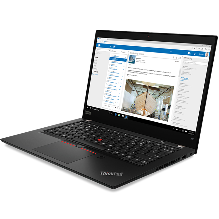 Laptop Lenovo ThinkPad X13 20T2S04000 (Core i7-10510U/ 8GB DDR4 2666MHz/ 512GB M.2 2280 PCIe NVMe/ 13.3m FHD/ Dos) - Hàng Chính Hãng