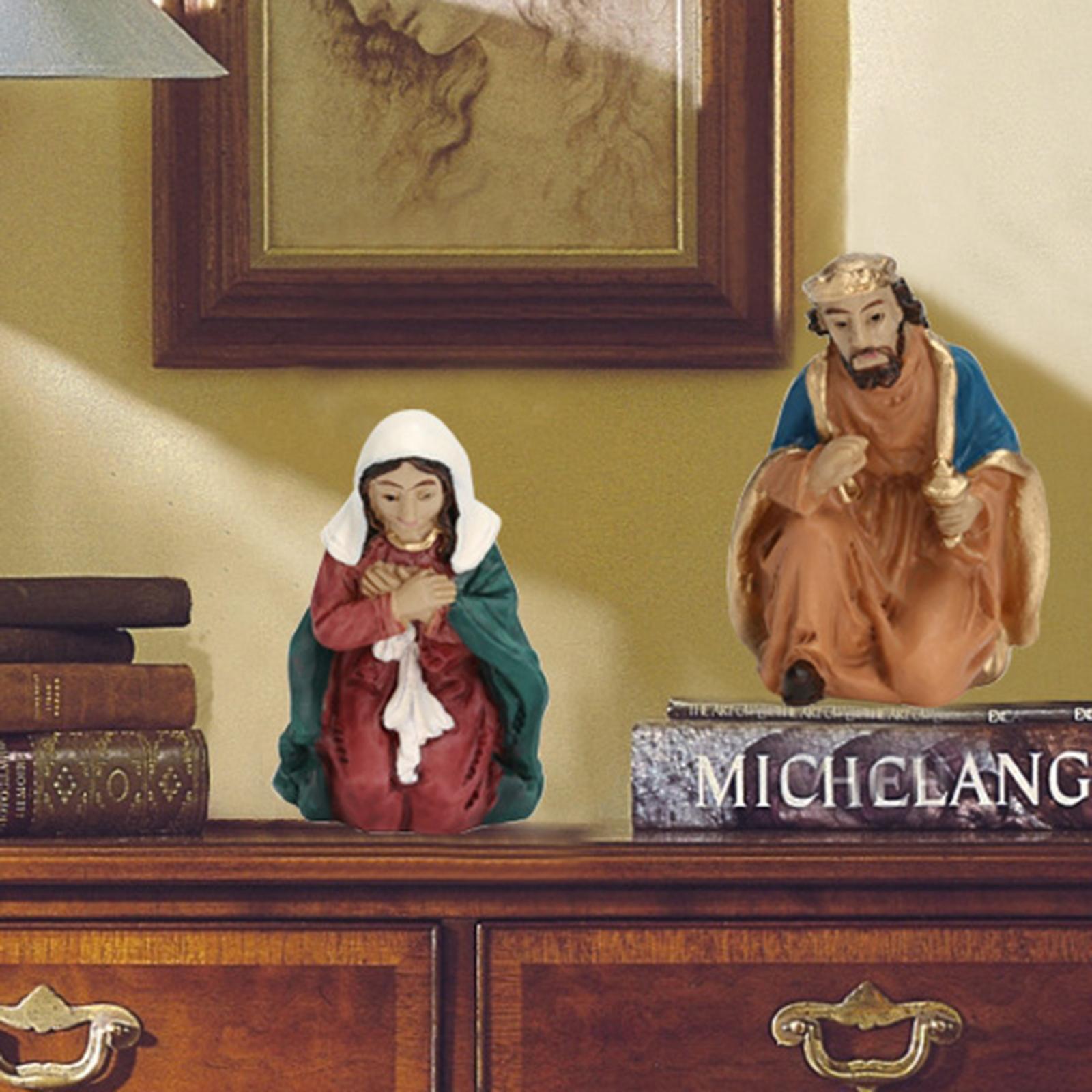 Christmas Nativity Scene Set    Statue Figures Birth Of