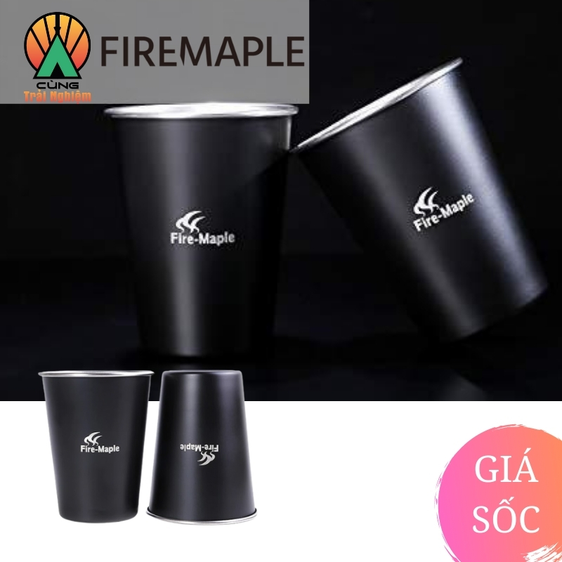 COMBO 2 Cốc Fire Maple Chuyên dụng cho đồ uống lạnh, bia FMP Cup01 Gọn Nhẹ dành cho Dã Ngoại, Cắm Trại