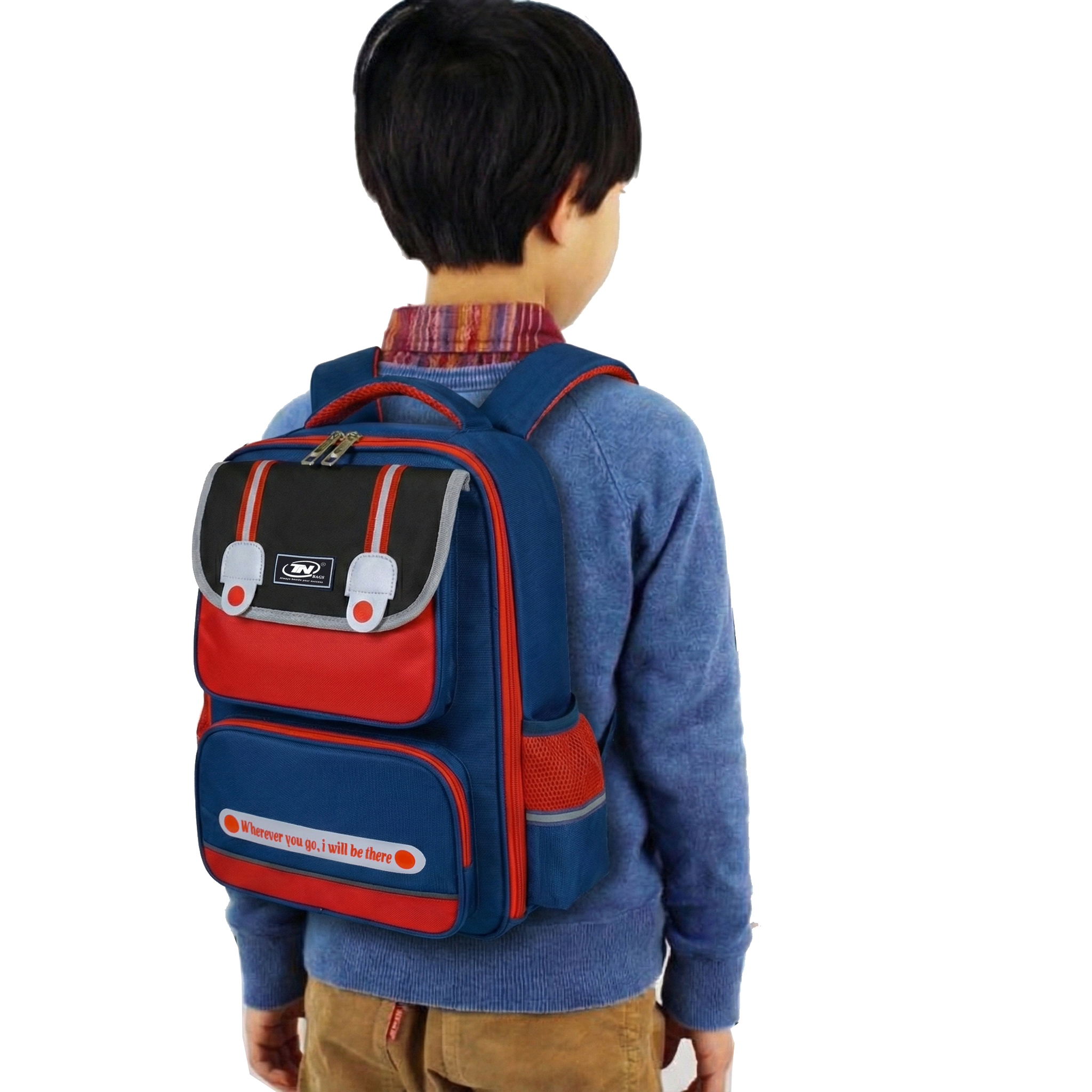 Balo học sinh cao cấp TNBags Smart Red TN.B 3110