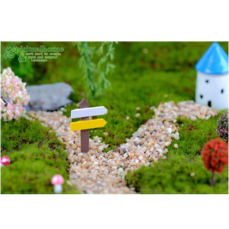 Phụ kiện Biển chỉ đường nhiều màu, trang trí tiểu cảnh, DIY, decor, handmade