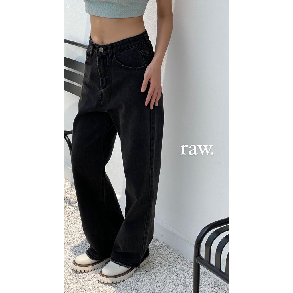 Kuchimachic- Quần Jeans ống Suông mã 3481