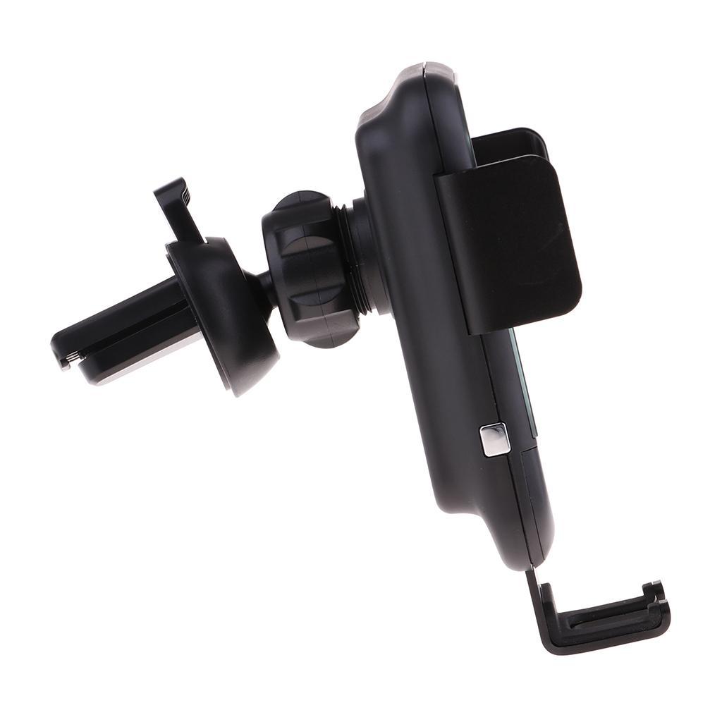 360° Automatic Clamping Wireless Car Charger Mount Holder for Mobile Phone