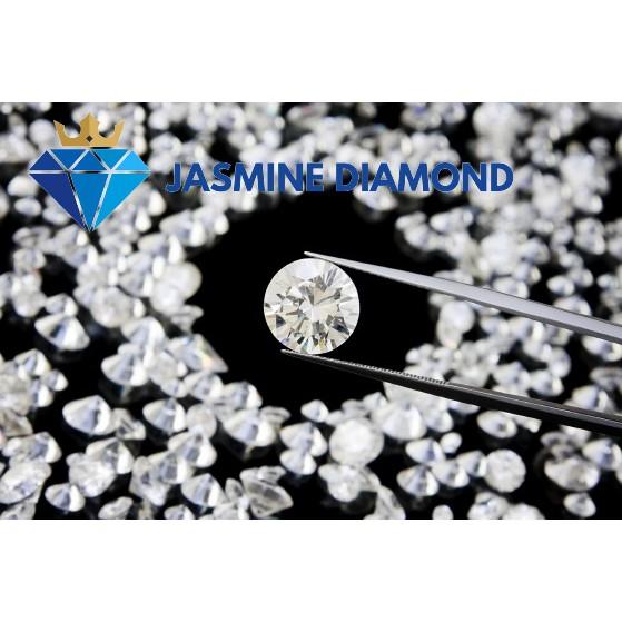 Kim cương nhân tạo Mỹ Moissanite cỡ nhỏ