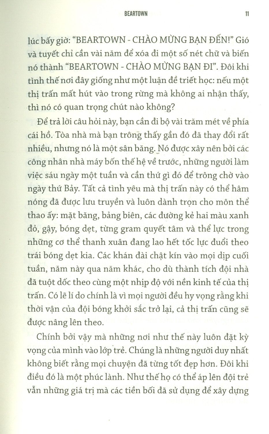 BEARTOWN – Thị trấn nhỏ, giấc mơ lớn – Fredrik Backman (Tác giả cuốn bestseller Người đàn ông mang tên Ove) – Hoàng Anh dịch – NXB Trẻ (Bìa mềm)